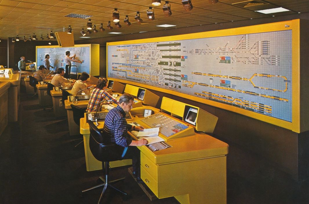 Original des Stellwerks im Hauptbahnhof Stuttgart, @ SOUP